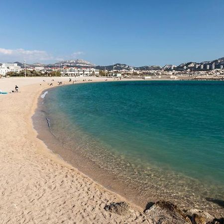 T2 Plage Prado-David, Parc Borely, Parking Privee Marseille Exteriör bild