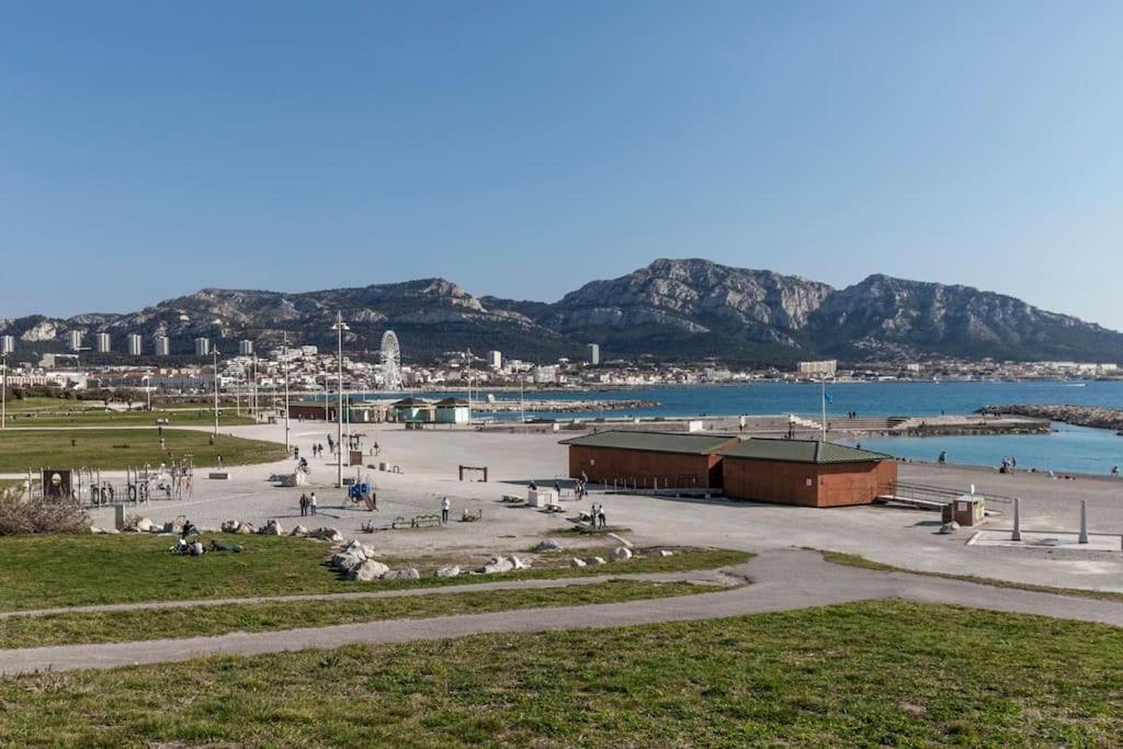 T2 Plage Prado-David, Parc Borely, Parking Privee Marseille Exteriör bild